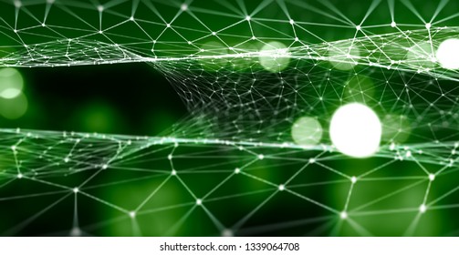 Connection and communication concept. 3d rendering