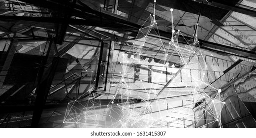Connection and communication concept. 3d rendering