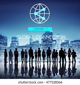 Connection Internet Communication Network Sharing Concept