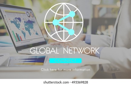 Connection Internet Communication Network Sharing Concept