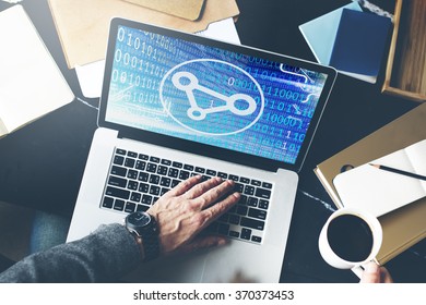 Connection Join Link Network Access Social Bond Concept