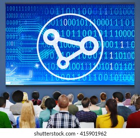 Connection Join Link Network Access Social Bond Concept
