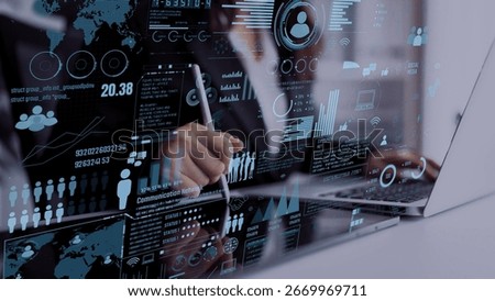Connection network visualization showing global connection, network communication, digital connection analytic. Connect networks tool support real-time insight and improve connection system. Thunk