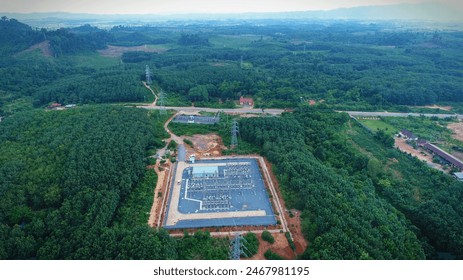 Connection switchyard Overviews at Pakkading district