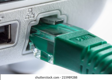Connectivity, Network white computer green Cable
