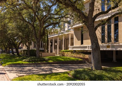 Conroe, Texas, USA - October 17, 2021: The Montgomery County Courthouse