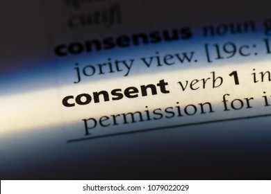 consent word in a dictionary. consent concept - Shutterstock ID 1079022029
