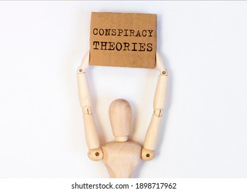 Conspiracy theories inscription. Business and government fake ideas. - Shutterstock ID 1898717962