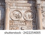 constantine arc detail in rome