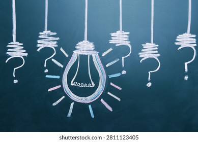 Constantly thinking and asking questions will produce a good idea.