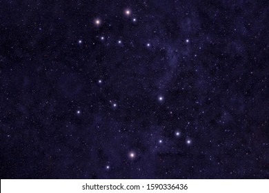 Constellation gemini Against the background of the night sky. Elements of this image were furnished by NASA.