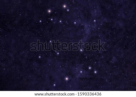 Constellation gemini Against the background of the night sky. Elements of this image were furnished by NASA.
