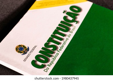Constitution of the Federative Republic of Brazil, CRFB, 1988. Brazilian constitution. - Shutterstock ID 1980437945
