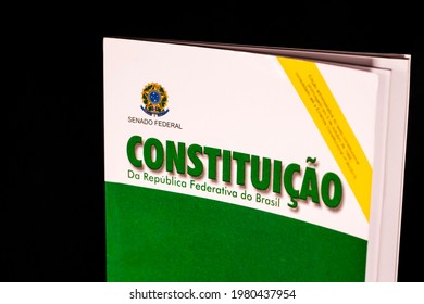 Constitution of the Federative Republic of Brazil, CRFB, 1988. Brazilian constitution. - Shutterstock ID 1980437954