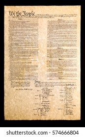 Constitution of the United States - Shutterstock ID 574666804