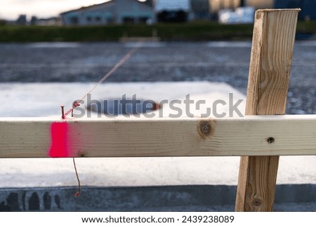 a constrcution site foundation background