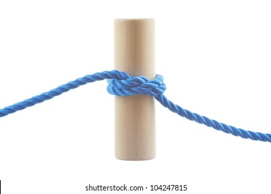 Constrictor Knot  Isolated On White Background