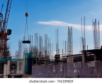 Constructing condominiums and offices Increased volume because of the extension of the BTS Sky-train and the subway in Thailand.