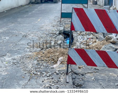 Constructing the street