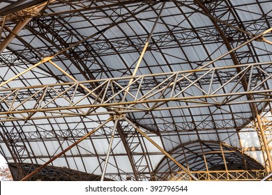 Construction Arch Ceiling Concert Hall Construction Stock Photo (Edit ...