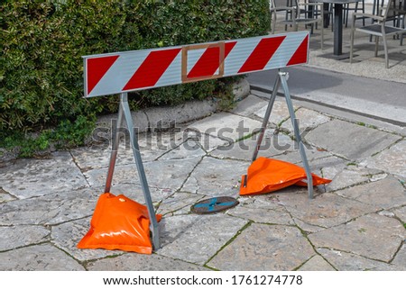 Similar – Image, Stock Photo barrier Autumn