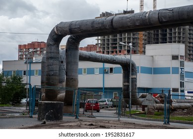 Construction Of Central Heating Pipelines