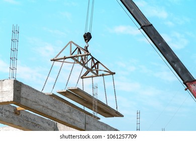 the construction crane