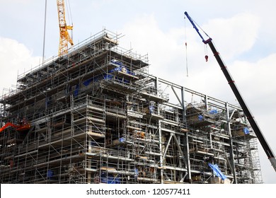 The construction of drilling platform