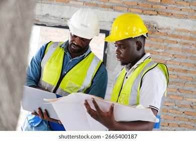 A construction engineer working at a construction site.