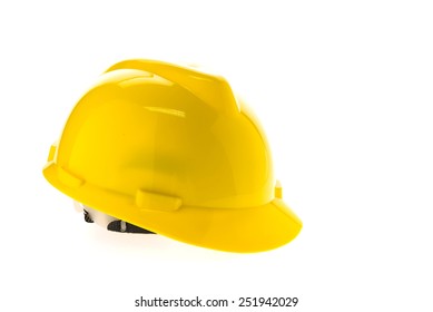 Construction hard hat - safety helmet isolated on white background - Shutterstock ID 251942029