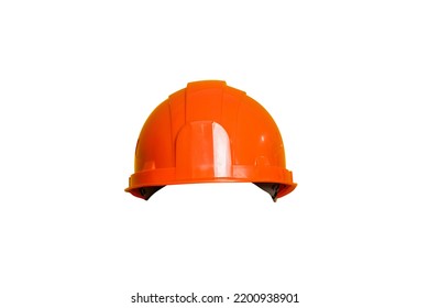 construction helmet isolated on white background. High quality photo