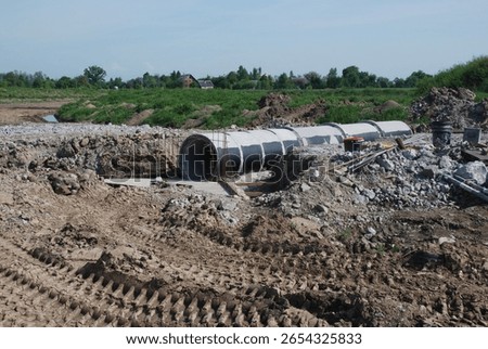 Construction of a highway culvert 