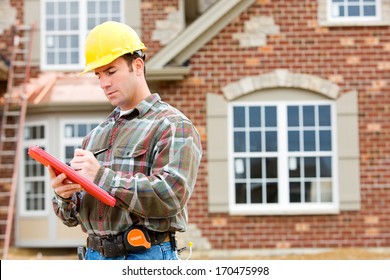 Construction: Home Inspector Reviews Documents. - Shutterstock ID 170475998