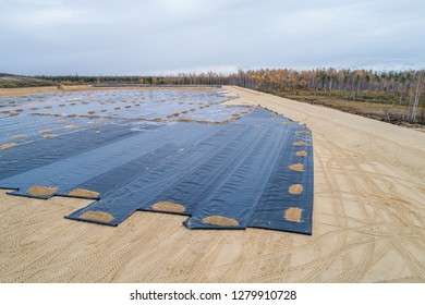 The Construction Of The Landfill And Installation Of Geomembrane