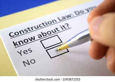 Construction Law: Do You Know About It? Yes Or No