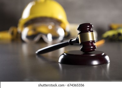 Construction Law. Labor Law Concept.