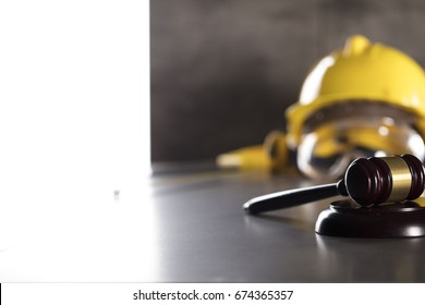 Construction Law. Labor Law Concept.