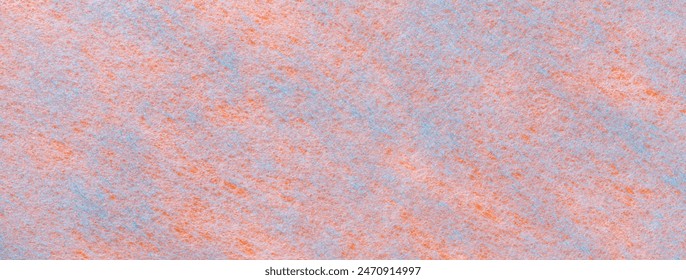 Construction of a light blue background with oranje spots of felt fabric, closeup. Texture of woolen matt textile. Cloth backdrop. - Powered by Shutterstock