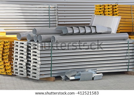 Construction Material For Shelving System in Distribution Warehouse