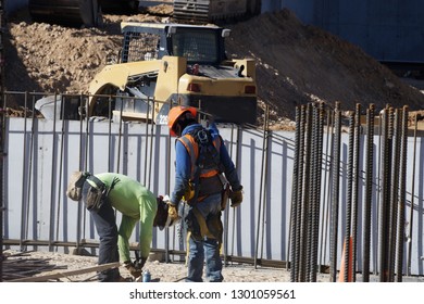 Construction Men Equipment Work El Paso Stock Photo 1301059561 ...