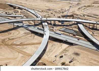 Construction of new interchange at Interstate 10 and the 303 Freeway