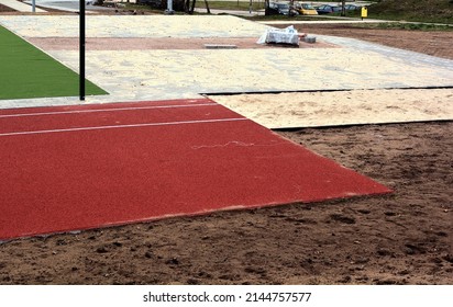 Construction of a new sports field - triple jump