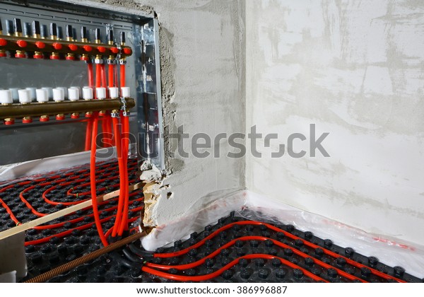 Construction Radiant Floor Heating System Stock Photo Edit Now