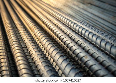 Construction rebar steel work reinforcement in conncrete structure of building - Shutterstock ID 1087410827