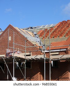 Construction Roof Progress New House Uj Stock Photo 96855061 | Shutterstock