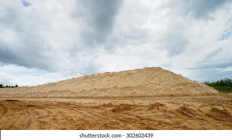 Construction Sand Pile.