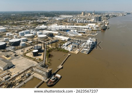 Construction shipyard for assembling of luxury yachts. Commercial dock for sea ships manufacturing