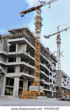 Similar – Image, Stock Photo block of flats