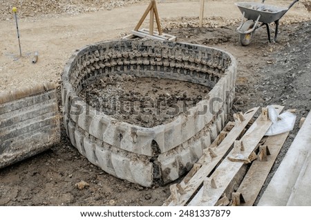 Similar – Image, Stock Photo LOST WHEELBARROW