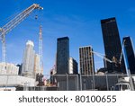 Construction site at Ground Zero, New York City